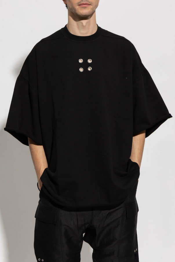 shirt with logo Rick Owens DRKSHDW - TEEN fruit basket-print